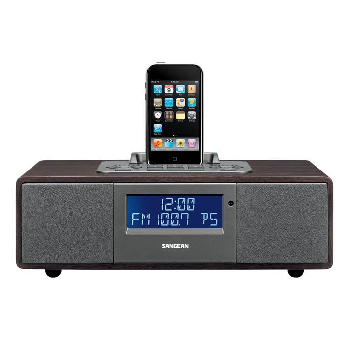 Sangean WR-5 AM/FM-RDS szintézeres sztereó asztali rádió iPod dokkolóval